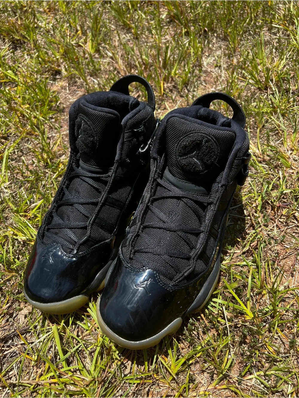 CLEAN Air Jordan size 9 Mens Bred 6 Rings Black Ice shoes